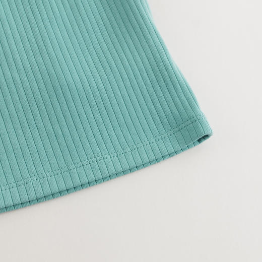 【马克珍妮 芦芙】2024年夏装新款女童花边荷叶领罗纹背心240565 商品图4