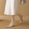 【预售5天】性感优雅，尖头拼接细跟高跟单鞋MY&A211 商品缩略图2