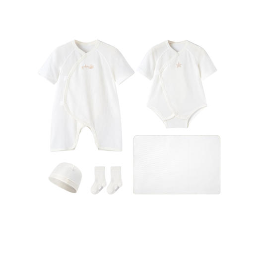 【商场同款】英氏婴儿礼盒精美送礼礼盒百日礼新生儿满月礼五件套 商品图4