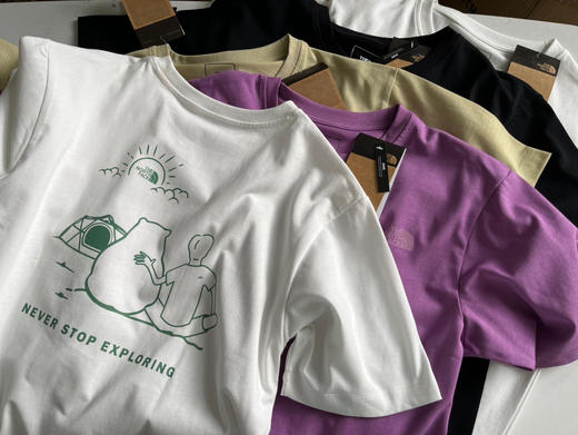 【4月9日 下午 16:00 TF成人T 秒杀】纯原北面爱心印花 宽版 情侣 短袖T恤 商品图13