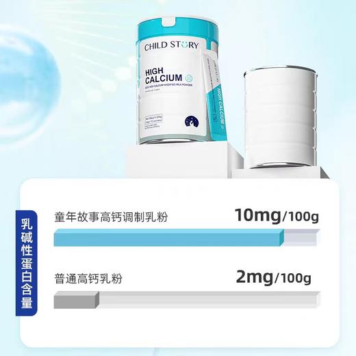 童年故事儿童高钙调制乳粉324g 商品图0