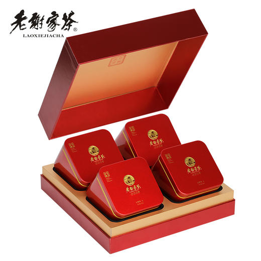 老谢家茶 黄山毛峰 谢四十大师茶·人字礼盒180g 商品图1