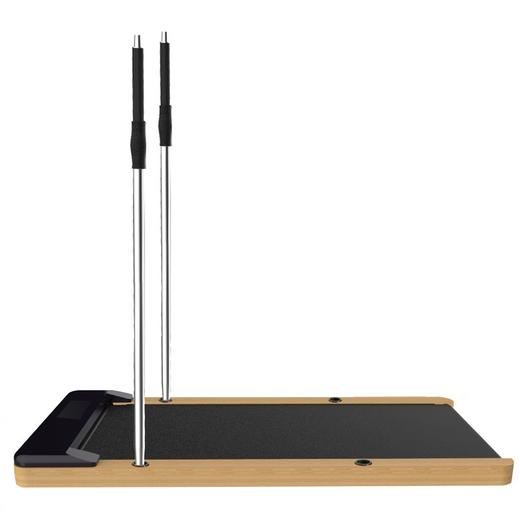 宏太家用款可折叠多功能室内健身房专用走步机 原木色带扶手 HT-09RM 商品图0