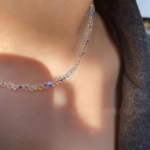 光彩夺目～缤纷闪耀！极细施华洛世奇水晶项链choker锁骨链 商品图9