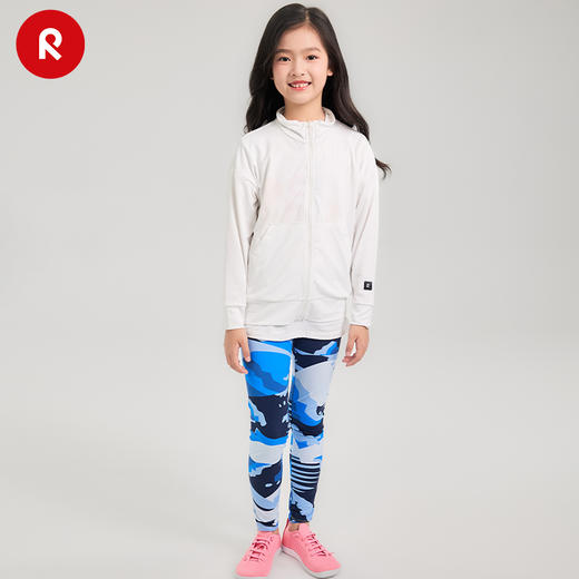 reima男女儿童大童长袖卫衣春秋24新款休闲针织凉感开衫卫衣外套 商品图3