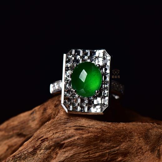 【方与圆】时尚翡翠蛋面戒-JZ12308001 商品图2