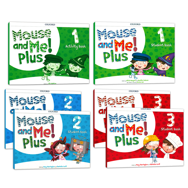 牛津幼儿英语 mouse and me plus学生套装幼儿园小班幼儿启蒙英语教材