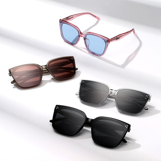 普莱斯新款太阳镜PBS24013A 镜面修颜大框 优质板材镜框 TAC镜片 修颜宽边镜腿 男女同款 五色可选 商品图9