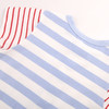 棉果果夏季新品男童纯棉条纹对开连体衣M212722224271 商品缩略图4