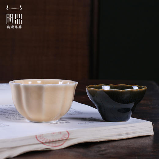 问鼎胜意对杯（鼎色天目+器度汝窑对杯） 商品图3