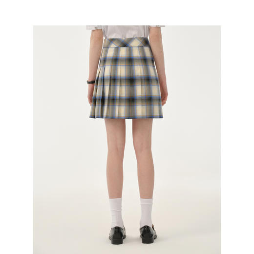 TeenieWeenie小熊格纹半身裙女春季短裙TTWH24M301Z 商品图4