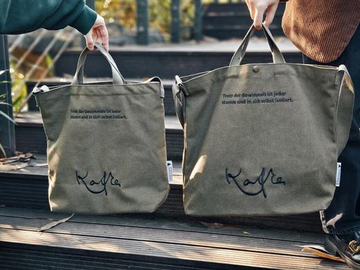 卡夫卡签名刺绣托特包 商品图3