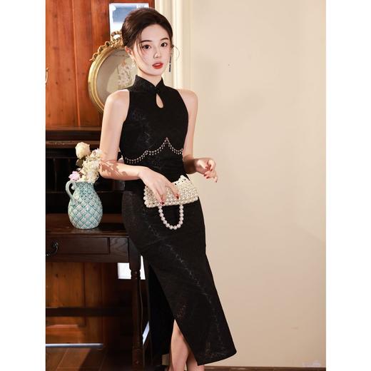 复古中国风，改良蕾丝无袖旗袍BJS-5062 商品图1