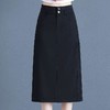 TZF-天丝牛仔半身裙女2024年新款夏季高腰中长款开叉薄款一步包臀裙子 商品缩略图1