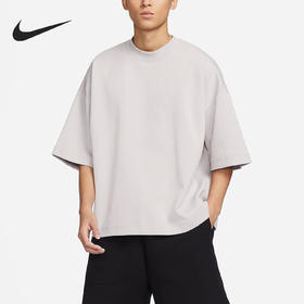 Nike/耐克新款男士简约宽松针织圆领短袖T恤FB8166-012