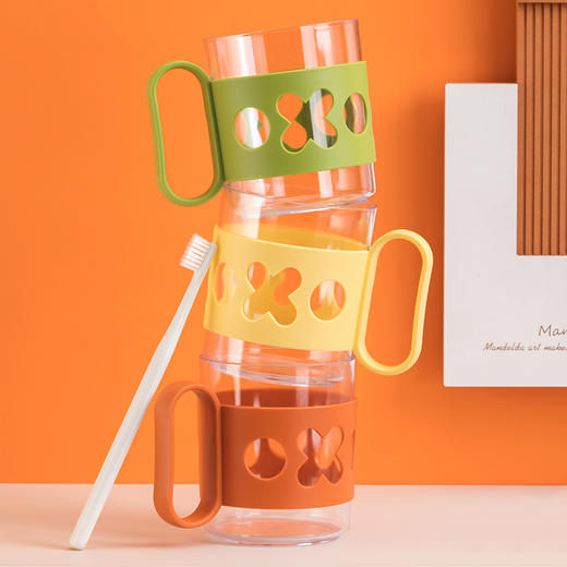 茶花*XO字母清透口杯 商品图1