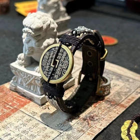 新中式文创五帝钱潮流手链复古风原创手绳 手环