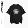 PINLI品立2024新中式夏季新款男烫钻烫画圆领短袖T恤BG242111020 商品缩略图5
