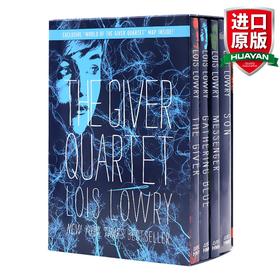 Collins柯林斯 英文原版 记忆传授人四部曲盒装 The Giver Quartet Boxed Set Lois Lowry 历史刺绣人 森林送信人 儿子 纽伯瑞儿童文学小说 全英文版