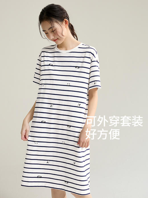 康妮雅女式短袖睡裙 421622012 商品图4