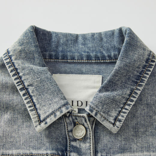 谜底牛仔连体裤女2024年夏季新品复古时尚炒雪纺直筒裤242MK0621 商品图3