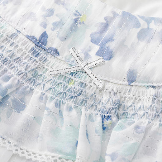 英氏-童衣类（夏）H4英梭短袖连衣裙幻彩淡紫纱11 商品图3