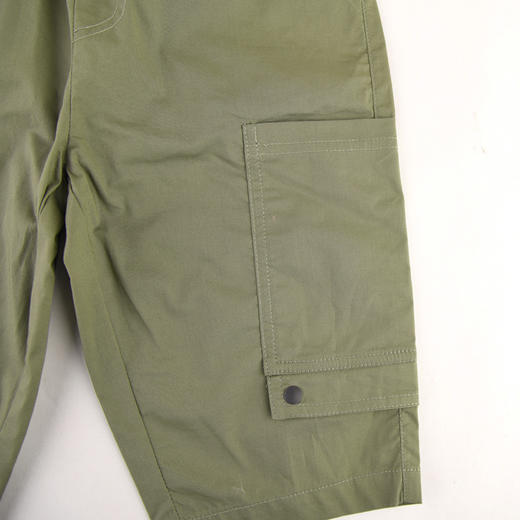 棉果果夏季新品男童纯棉弹力棉梭织七分裤M212201224284 商品图4