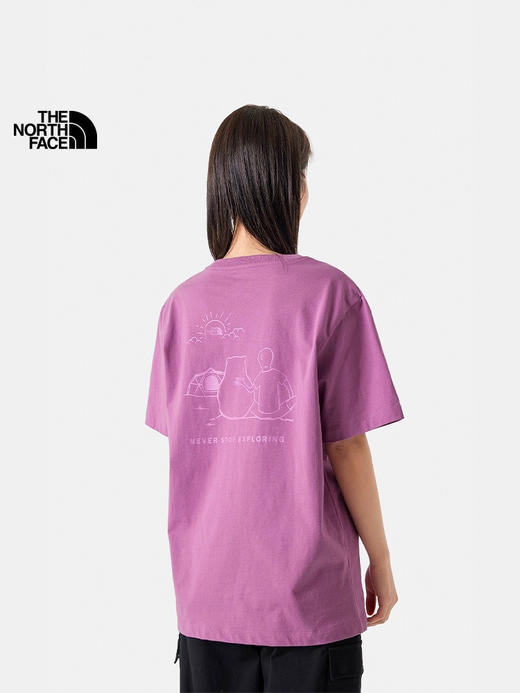 【4月9日 下午 16:00 TF成人T 秒杀】纯原北面爱心印花 宽版 情侣 短袖T恤 商品图7