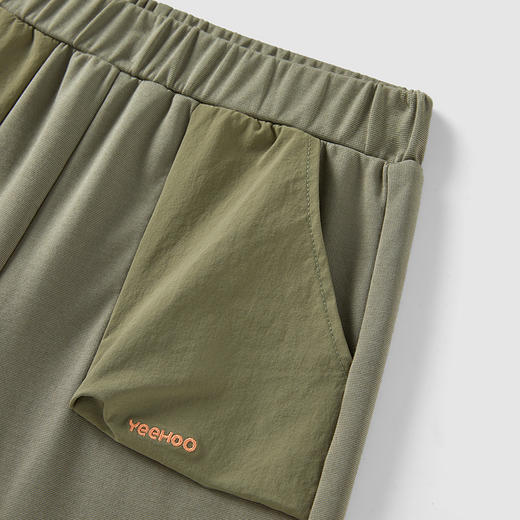 英氏-童衣类（夏）H4英针中裤美人鱼绿100CM男 商品图2