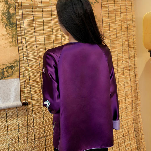 重工刺绣国潮，复古中国风宽松圆领外套OG-9786 商品图2