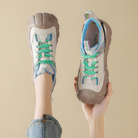 品质好货 | Safiya/索菲娅2024春百搭休舒适闲厚底丑萌运动鞋 SF41112744