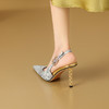 【预售5天】时尚优雅，金属铁根后空凉鞋CX3100-3 商品缩略图6