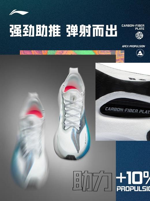 李宁飞电 4ELITE男女款马拉松竞速跑步鞋䨻科技减震透气运动鞋 商品图2