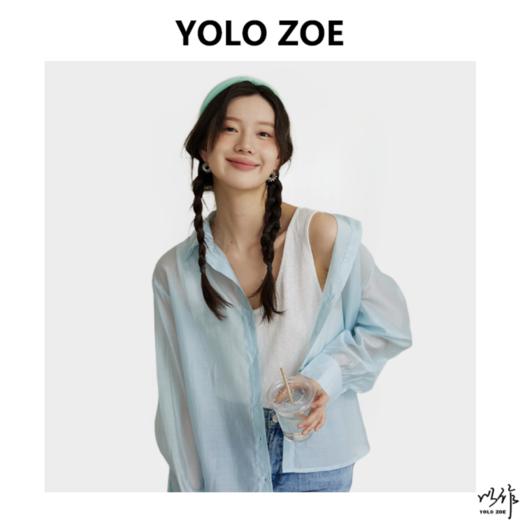 心选丨YOLO ZOE以作 兰精天丝衬衫 商品图2