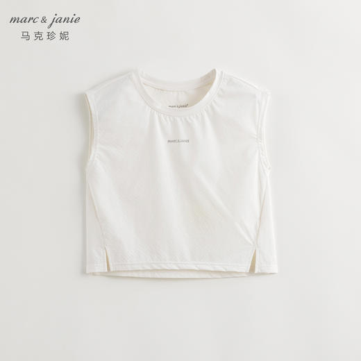马克珍妮2024年夏装新款男女童干爽透气无袖运动背心240335 商品图3