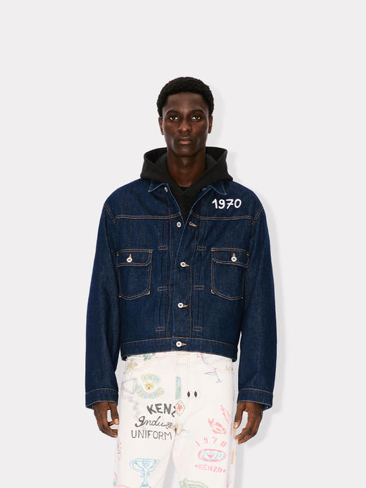 KENZO 牛仔夹克男  FE55DV3036BY-DM . 商品图3