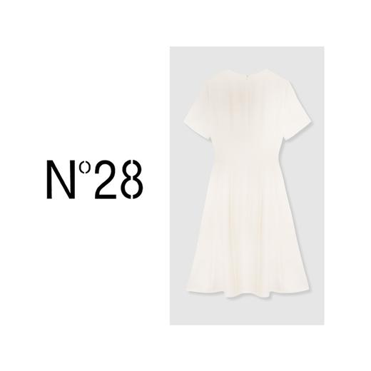 【破价】N°28【S裙】立裁气质短袖收腰显身连衣裙(裙长85cm起)8A21L505 商品图5