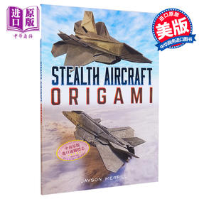【中商原版】隐形飞机折纸 折纸步骤教程 Stealth Aircraft Origami 英文原版 Jayson Merrill 手工技巧