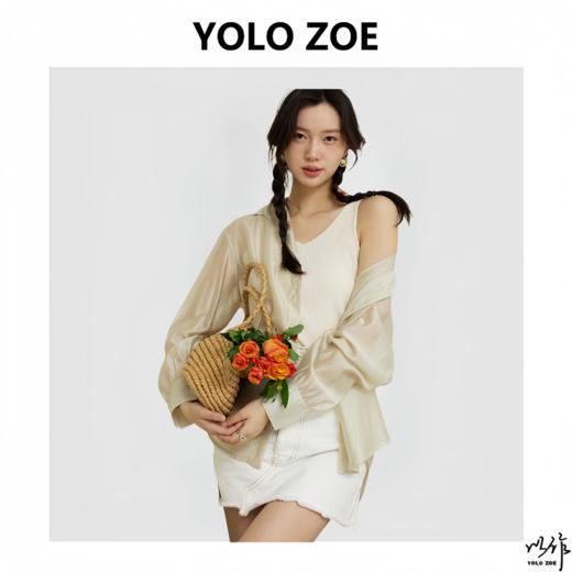 心选丨YOLO ZOE以作 兰精天丝衬衫 商品图0