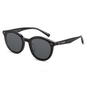 普莱斯新款太阳镜PBS24011A 酷感未来小黑镜 优质板材镜框 TAC偏光镜片 修颜宽边镜腿 男女同款 三色可选