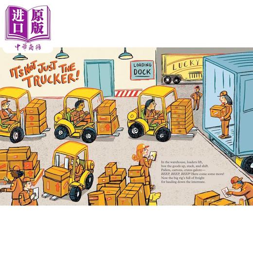 【中商原版】不只是司机 Not Just the Driver 英文原版 儿童科普绘本 职业知识百科 押韵图画书 交通工具 精装进口 儿童读物  商品图4