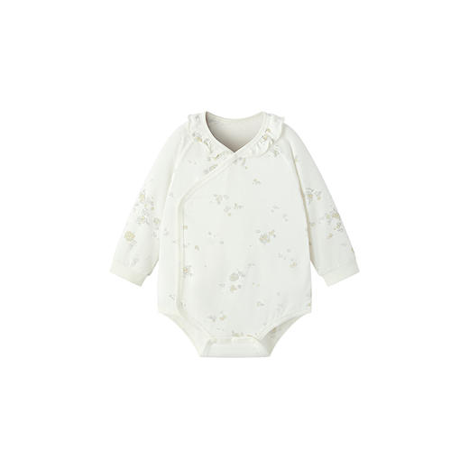 【商场同款】英氏童装婴幼儿连体衣男女牛奶丝抑菌爬服新款Z 商品图5