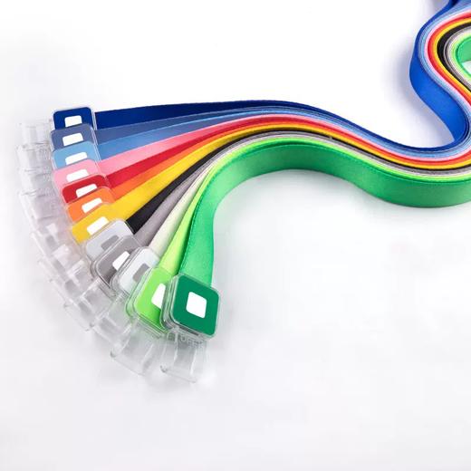 证件绳-透明双色扣（圆/方） 商品图1