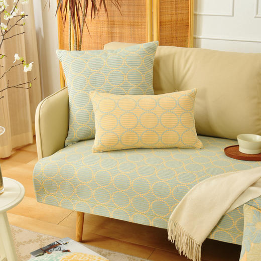 皆川名系列沙发巾靠包棉四季通用高端轻奢防滑 商品图0