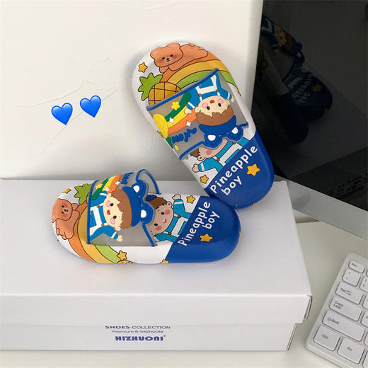 【萌趣可爱 舒适防滑】新款儿童拖鞋夏季可爱卡通男女童软底童鞋家居室内防滑宝宝凉拖鞋 商品图3