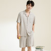 康妮雅男式短袖短裤开襟套装 商品缩略图2