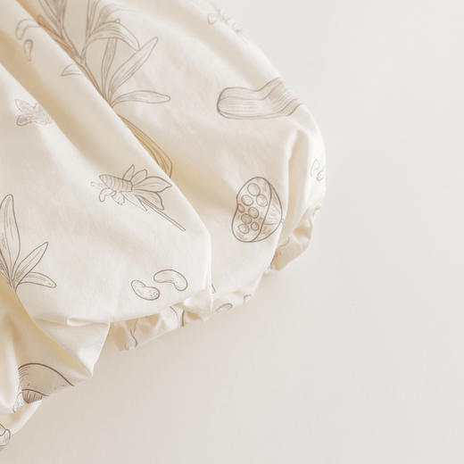 【马克珍妮 芦芙】2024年夏装新款女童清新果蔬纯棉花苞裤240519 商品图3