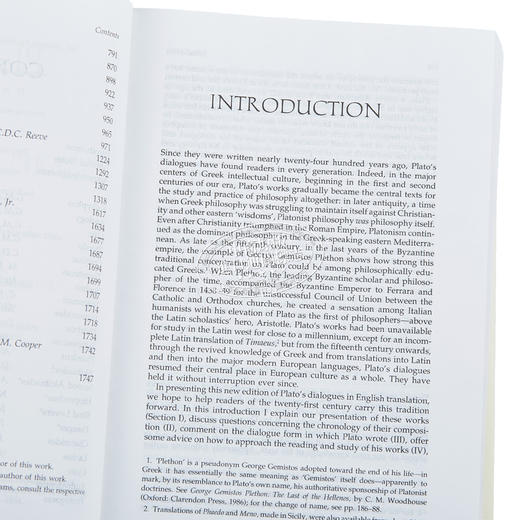 【中商原版】柏拉图全集 Plato Complete Works 英文原版 Plato 商品图3