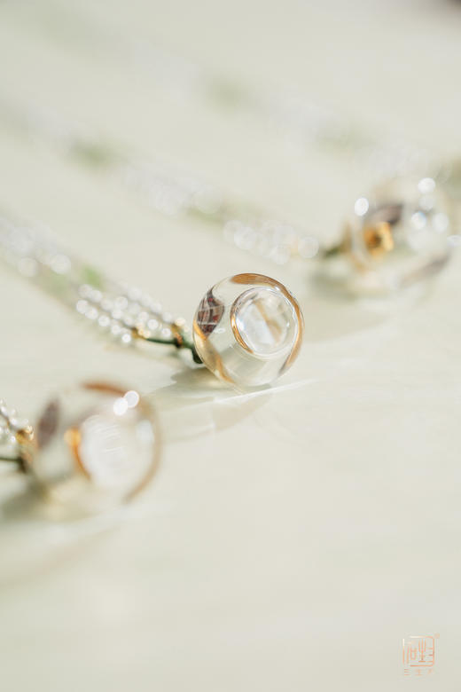 天然白水晶香氛宝瓶国风长链 商品图6