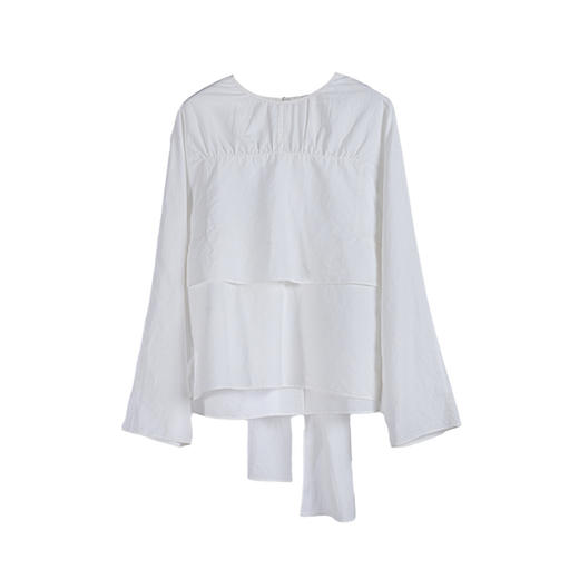 绽放170-171朵/高端汉麻棉自然肌理2024设计层级感T恤休闲裤套装 商品图4